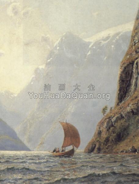 Sailing in a Fjord - 汉斯·达尔